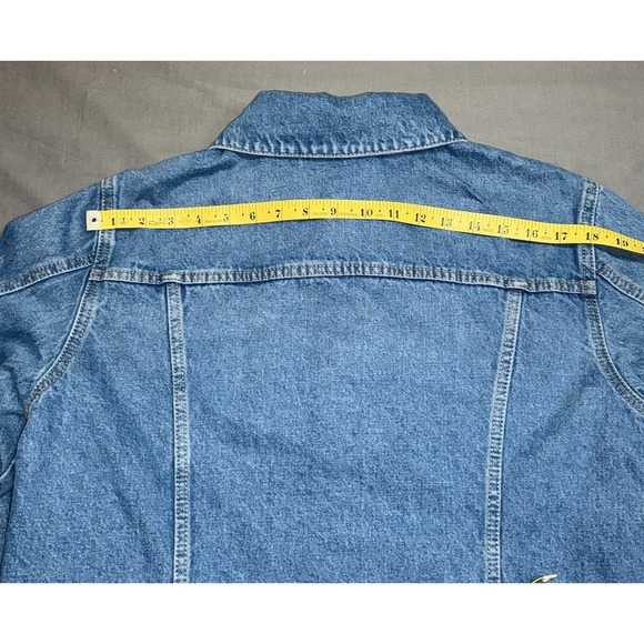 Hudson Los Angeles Denim Button Up Jean Trucker Jacket Women's Size  XL/1X NEW - Picture 11 of 11